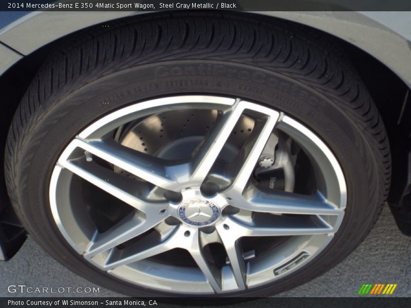 Steel Gray Metallic / Black 2014 Mercedes-Benz E 350 4Matic Sport Wagon