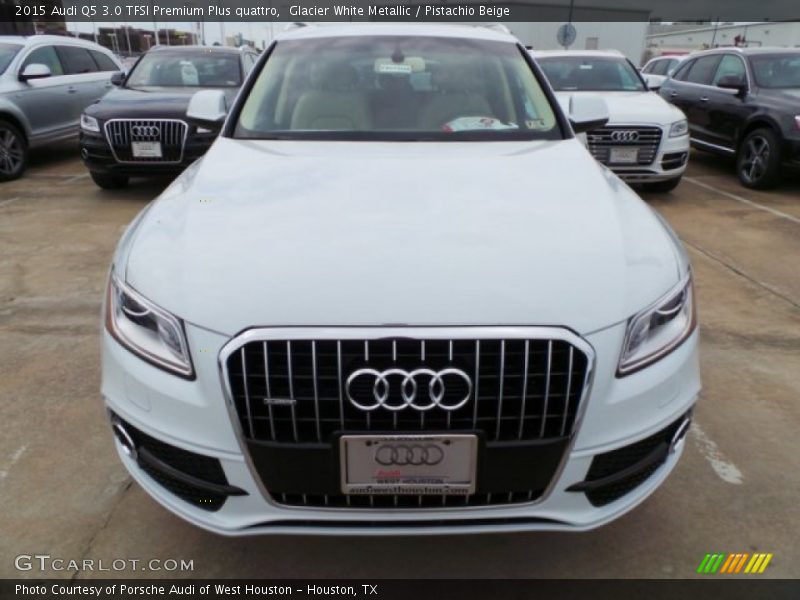 Glacier White Metallic / Pistachio Beige 2015 Audi Q5 3.0 TFSI Premium Plus quattro