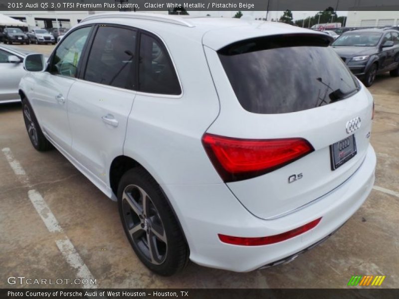 Glacier White Metallic / Pistachio Beige 2015 Audi Q5 3.0 TFSI Premium Plus quattro