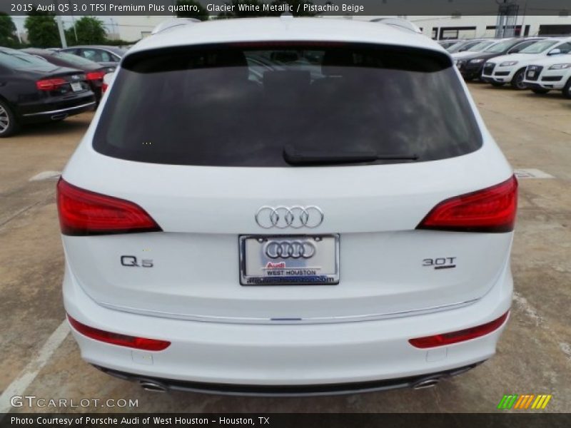 Glacier White Metallic / Pistachio Beige 2015 Audi Q5 3.0 TFSI Premium Plus quattro