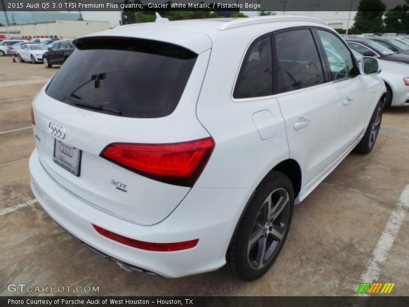 Glacier White Metallic / Pistachio Beige 2015 Audi Q5 3.0 TFSI Premium Plus quattro