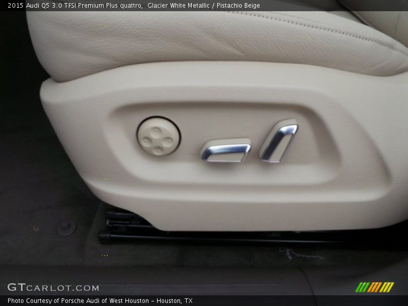 Glacier White Metallic / Pistachio Beige 2015 Audi Q5 3.0 TFSI Premium Plus quattro