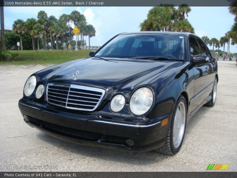 Black / Charcoal 2000 Mercedes-Benz E 55 AMG Sedan