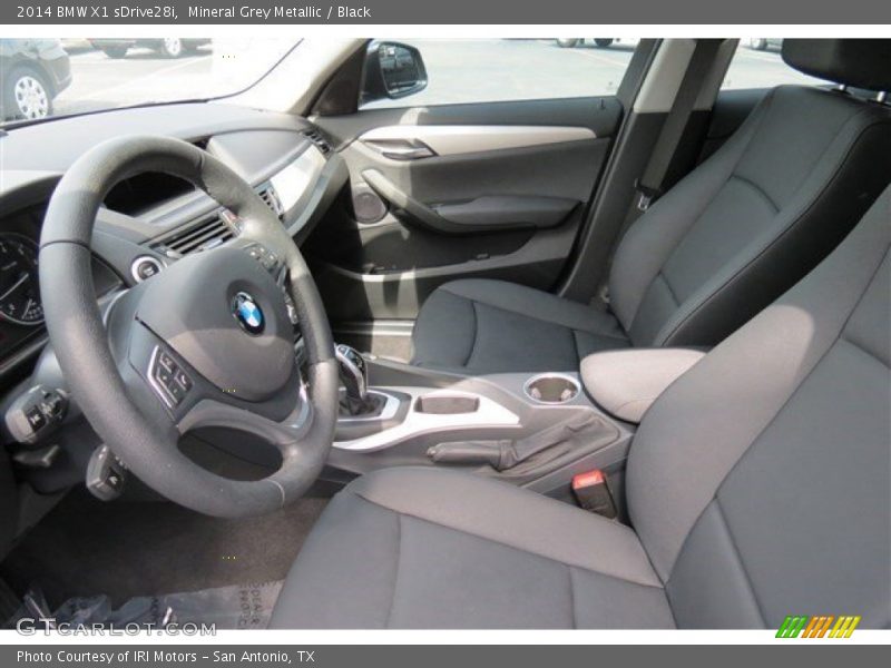 Mineral Grey Metallic / Black 2014 BMW X1 sDrive28i