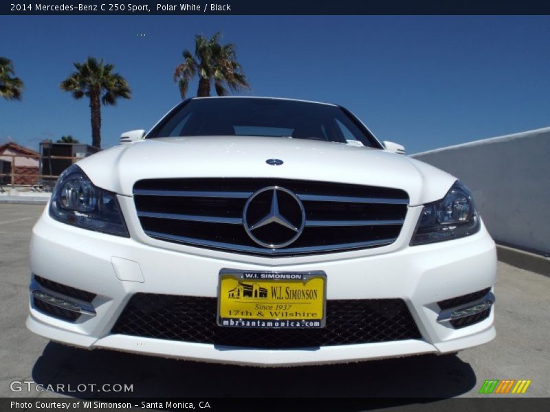 Polar White / Black 2014 Mercedes-Benz C 250 Sport