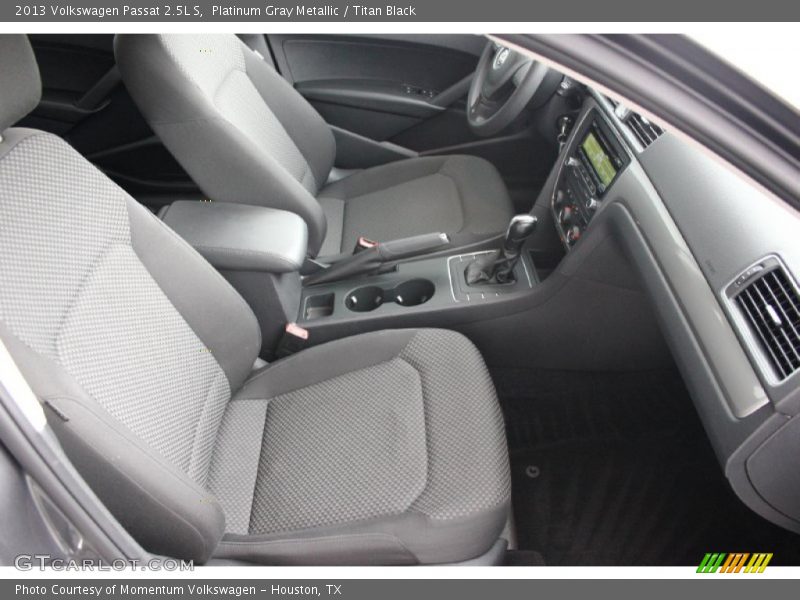 Platinum Gray Metallic / Titan Black 2013 Volkswagen Passat 2.5L S