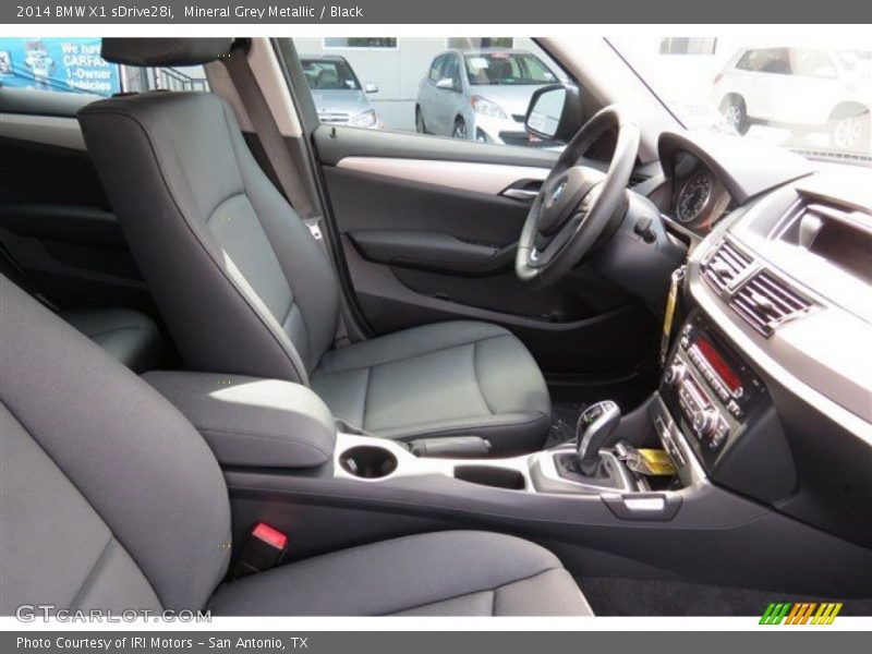 Mineral Grey Metallic / Black 2014 BMW X1 sDrive28i