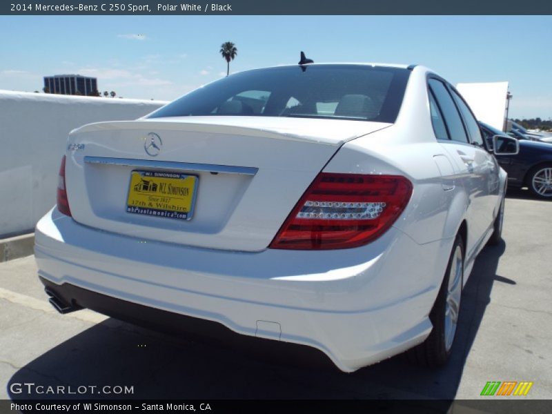 Polar White / Black 2014 Mercedes-Benz C 250 Sport