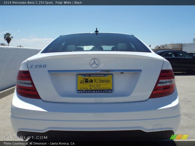 Polar White / Black 2014 Mercedes-Benz C 250 Sport