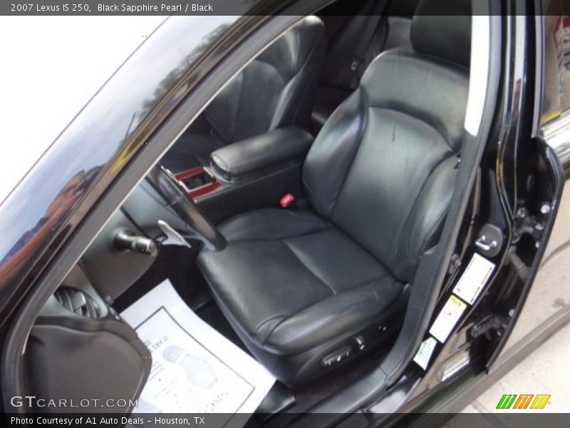 Black Sapphire Pearl / Black 2007 Lexus IS 250