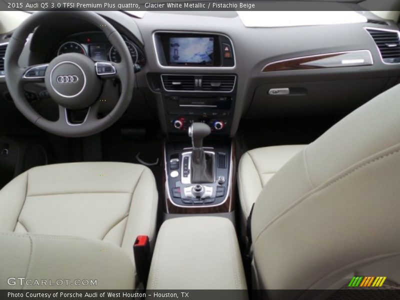 Glacier White Metallic / Pistachio Beige 2015 Audi Q5 3.0 TFSI Premium Plus quattro
