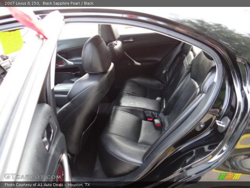 Black Sapphire Pearl / Black 2007 Lexus IS 250