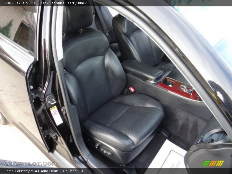 Black Sapphire Pearl / Black 2007 Lexus IS 250