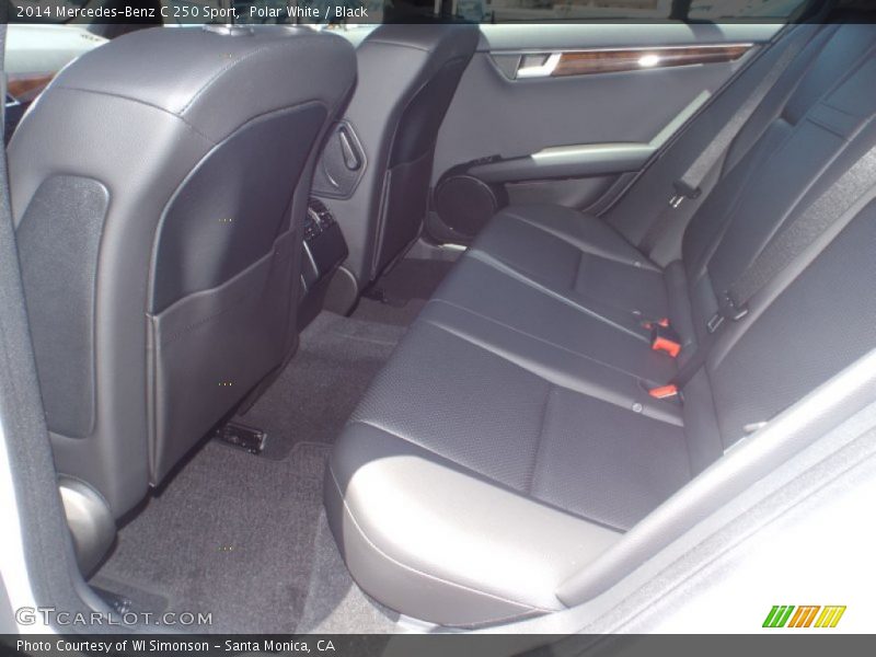 Polar White / Black 2014 Mercedes-Benz C 250 Sport