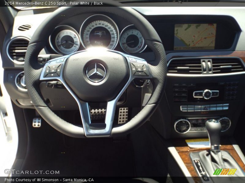 Polar White / Black 2014 Mercedes-Benz C 250 Sport