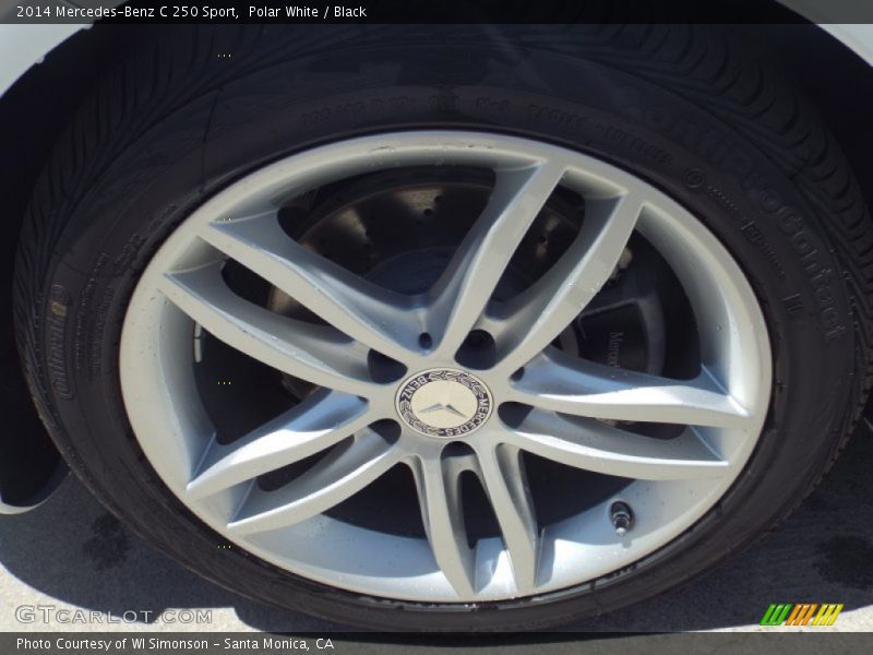 Polar White / Black 2014 Mercedes-Benz C 250 Sport