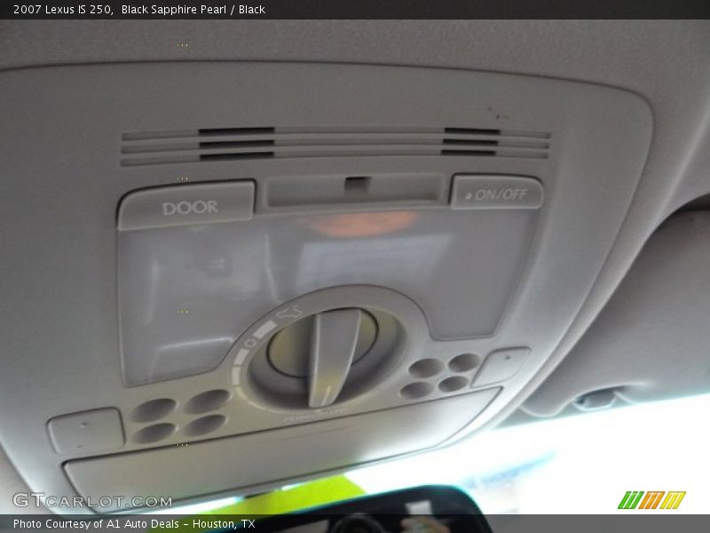 Black Sapphire Pearl / Black 2007 Lexus IS 250