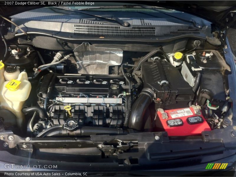 Black / Pastel Pebble Beige 2007 Dodge Caliber SE
