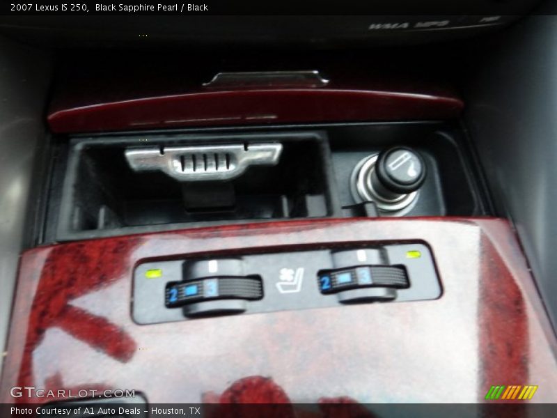 Black Sapphire Pearl / Black 2007 Lexus IS 250