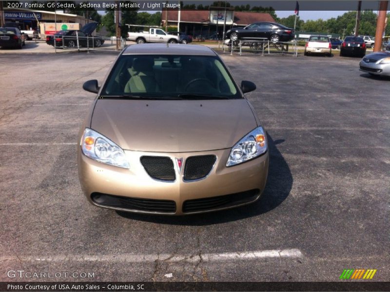 Sedona Beige Metallic / Light Taupe 2007 Pontiac G6 Sedan