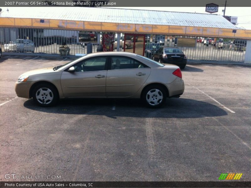 Sedona Beige Metallic / Light Taupe 2007 Pontiac G6 Sedan