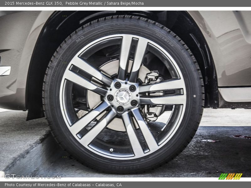 Pebble Grey Metallic / Sahara Beige/Mocha 2015 Mercedes-Benz GLK 350