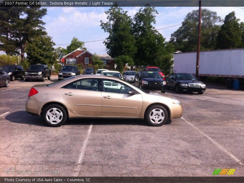 Sedona Beige Metallic / Light Taupe 2007 Pontiac G6 Sedan