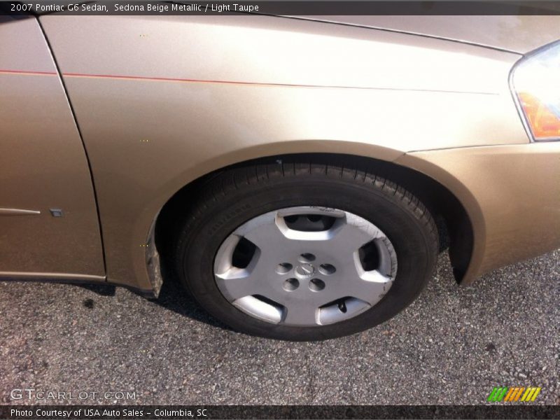 Sedona Beige Metallic / Light Taupe 2007 Pontiac G6 Sedan