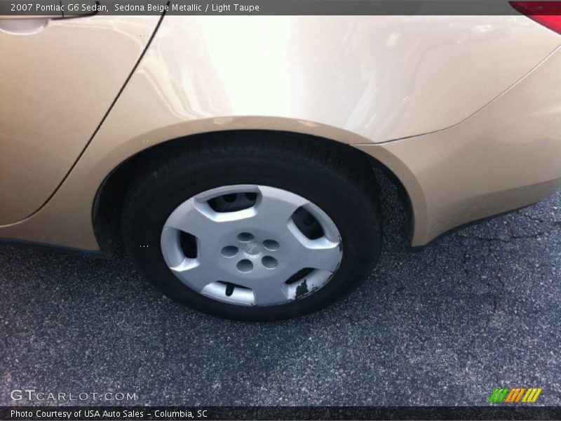 Sedona Beige Metallic / Light Taupe 2007 Pontiac G6 Sedan