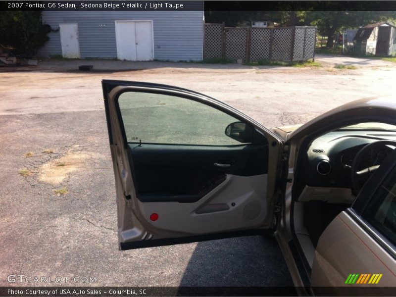Sedona Beige Metallic / Light Taupe 2007 Pontiac G6 Sedan