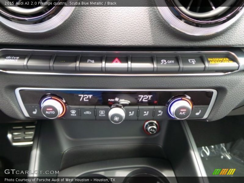Controls of 2015 A3 2.0 Prestige quattro