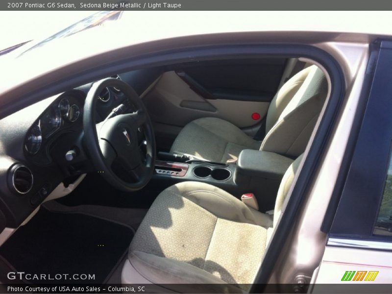 Sedona Beige Metallic / Light Taupe 2007 Pontiac G6 Sedan