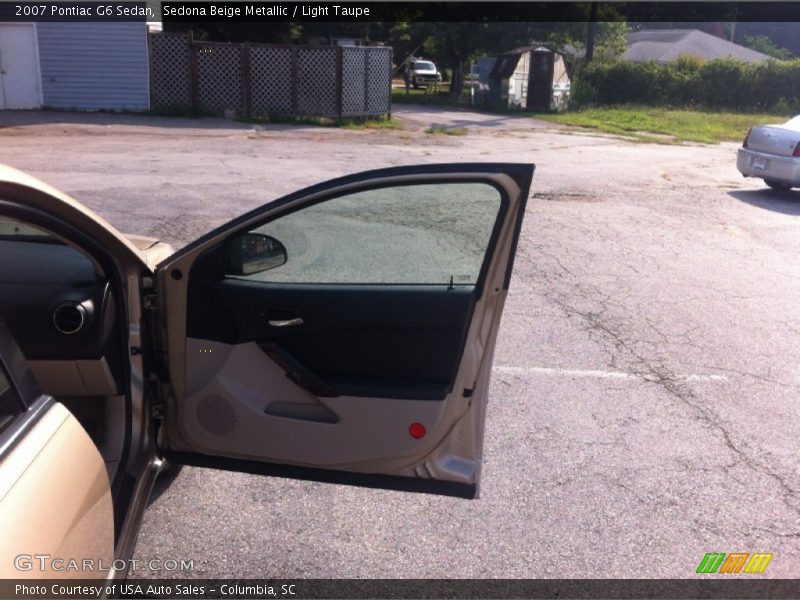 Sedona Beige Metallic / Light Taupe 2007 Pontiac G6 Sedan