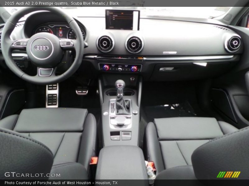 Dashboard of 2015 A3 2.0 Prestige quattro