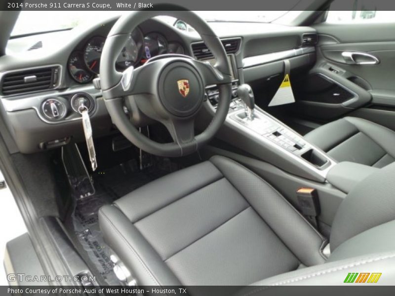 White / Black 2014 Porsche 911 Carrera S Coupe