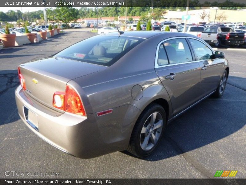 Mocha Steel Metallic / Cocoa/Cashmere 2011 Chevrolet Malibu LT