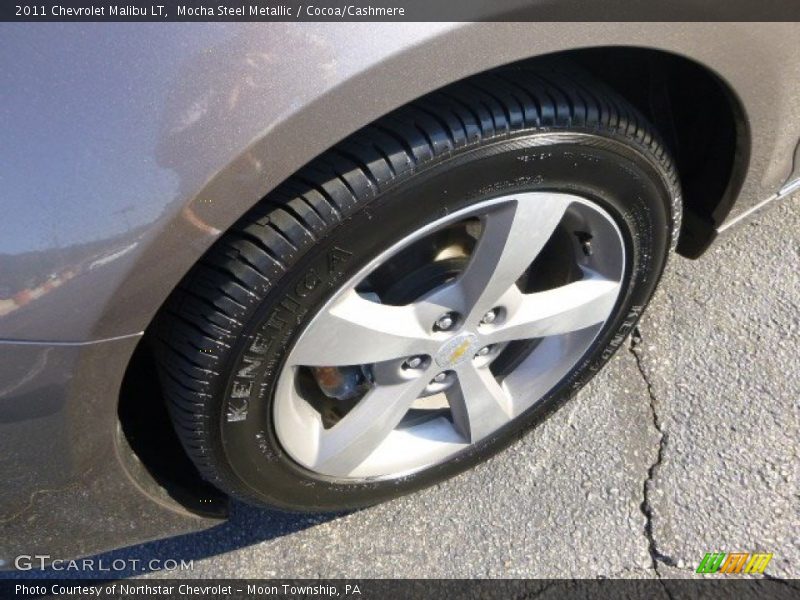 Mocha Steel Metallic / Cocoa/Cashmere 2011 Chevrolet Malibu LT