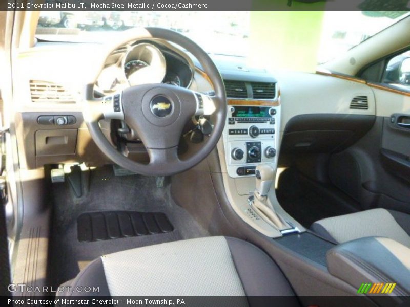 Mocha Steel Metallic / Cocoa/Cashmere 2011 Chevrolet Malibu LT
