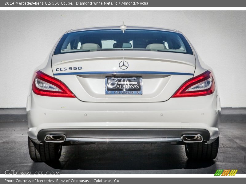 Diamond White Metallic / Almond/Mocha 2014 Mercedes-Benz CLS 550 Coupe