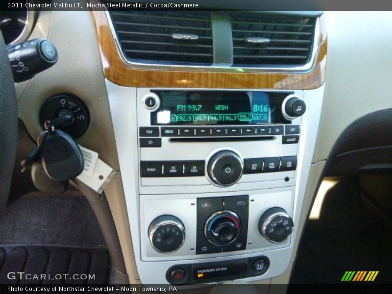 Mocha Steel Metallic / Cocoa/Cashmere 2011 Chevrolet Malibu LT