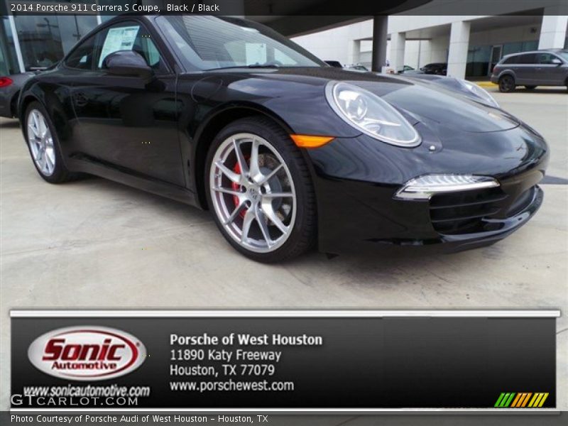 Black / Black 2014 Porsche 911 Carrera S Coupe