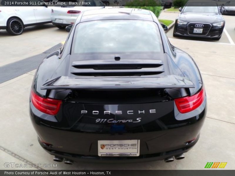 Black / Black 2014 Porsche 911 Carrera S Coupe
