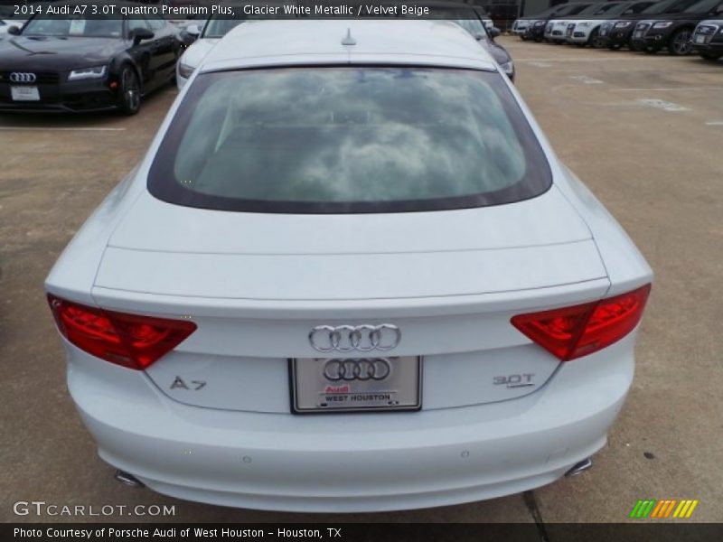 Glacier White Metallic / Velvet Beige 2014 Audi A7 3.0T quattro Premium Plus