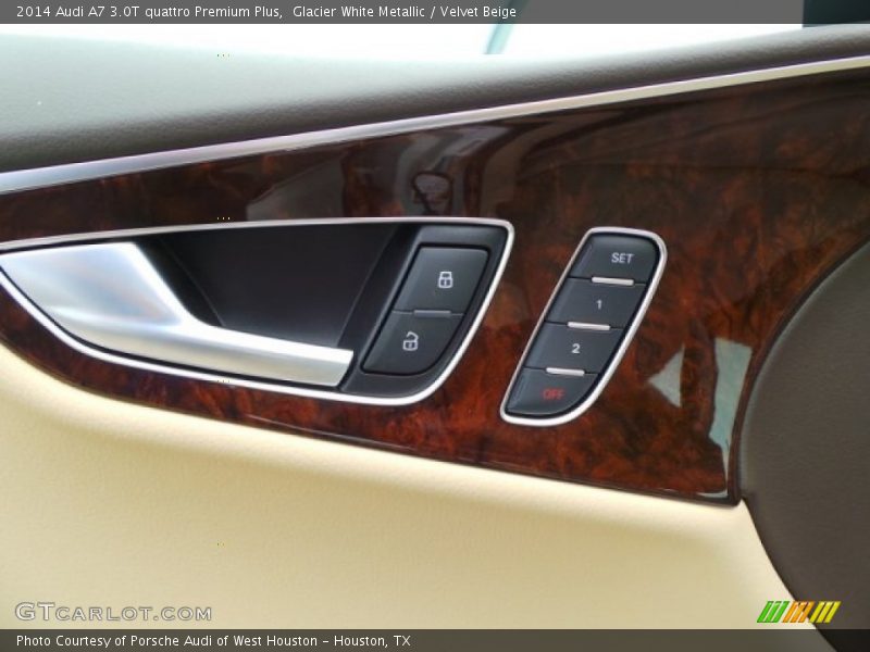 Glacier White Metallic / Velvet Beige 2014 Audi A7 3.0T quattro Premium Plus