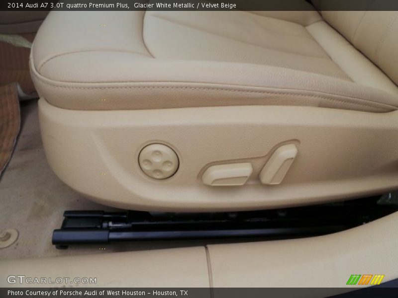 Glacier White Metallic / Velvet Beige 2014 Audi A7 3.0T quattro Premium Plus