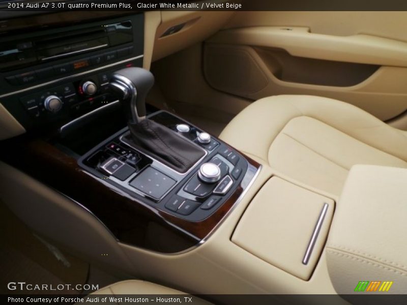 Glacier White Metallic / Velvet Beige 2014 Audi A7 3.0T quattro Premium Plus