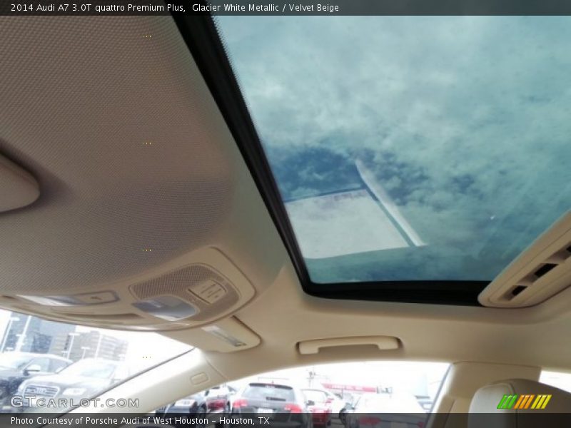 Glacier White Metallic / Velvet Beige 2014 Audi A7 3.0T quattro Premium Plus