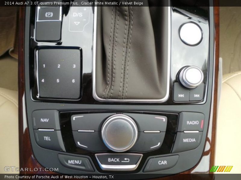 Glacier White Metallic / Velvet Beige 2014 Audi A7 3.0T quattro Premium Plus