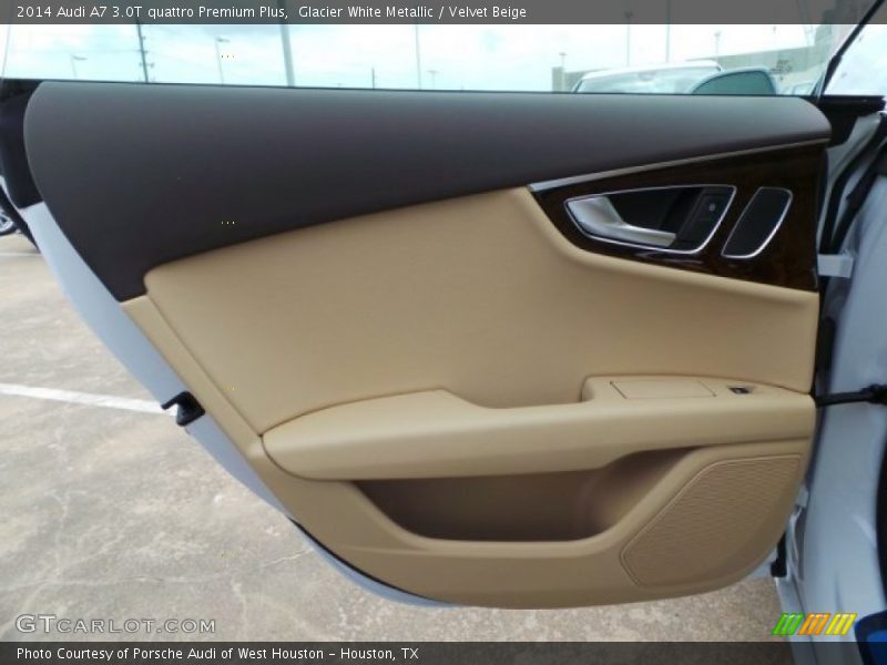 Glacier White Metallic / Velvet Beige 2014 Audi A7 3.0T quattro Premium Plus