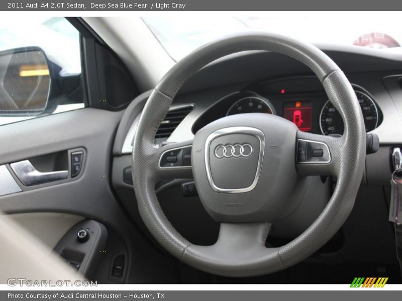 Deep Sea Blue Pearl / Light Gray 2011 Audi A4 2.0T Sedan